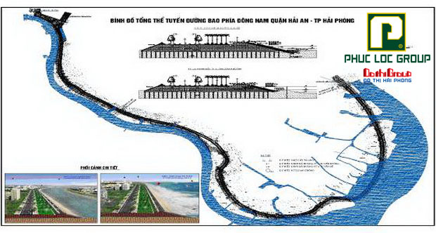 Dự án Đường bao Đông Nam quận Hải An Hải Phòng