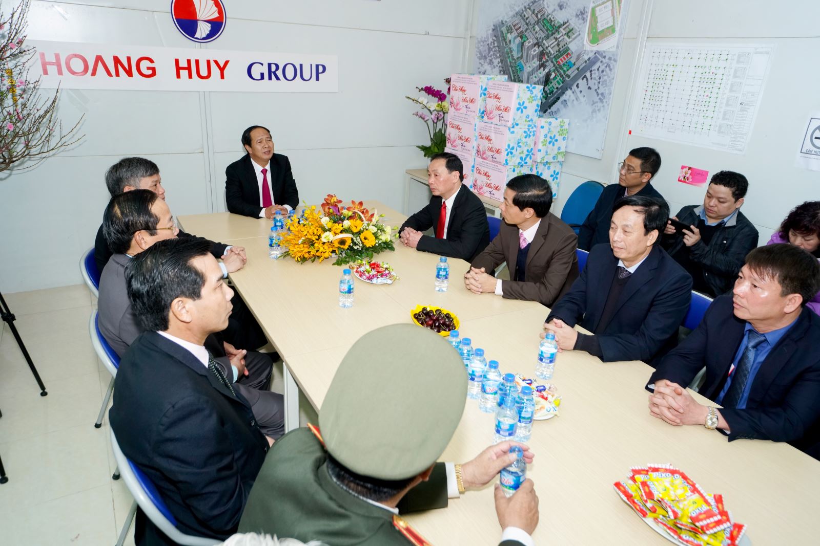 Bí thư Thành uỷ TP. Hải Phòng thăm và chúc tết Dự án HH3, HH4 Đồng Quốc Bình, Hải Phòng