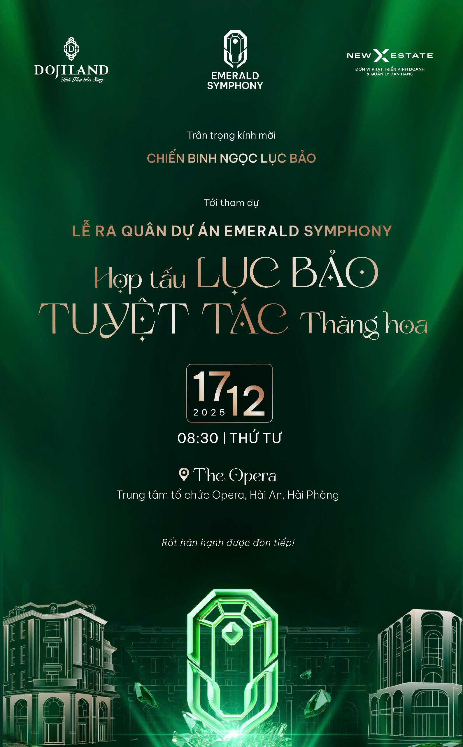 LỄ RA QUÂN DỰ ÁN EMERALD SYMPHONY chủ đề HỢP TẤU LỤC BẢO – TUYỆT TÁC THĂNG HOA